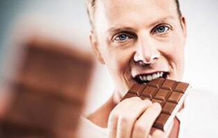 Ուտել շոկոլադ ՝ կանխելով էրեկցիայի դիսֆունկցիան